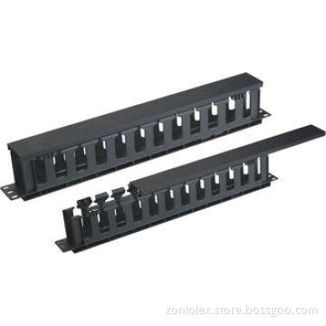 Plastic Cover Network Cable management Bars for Desktop Com